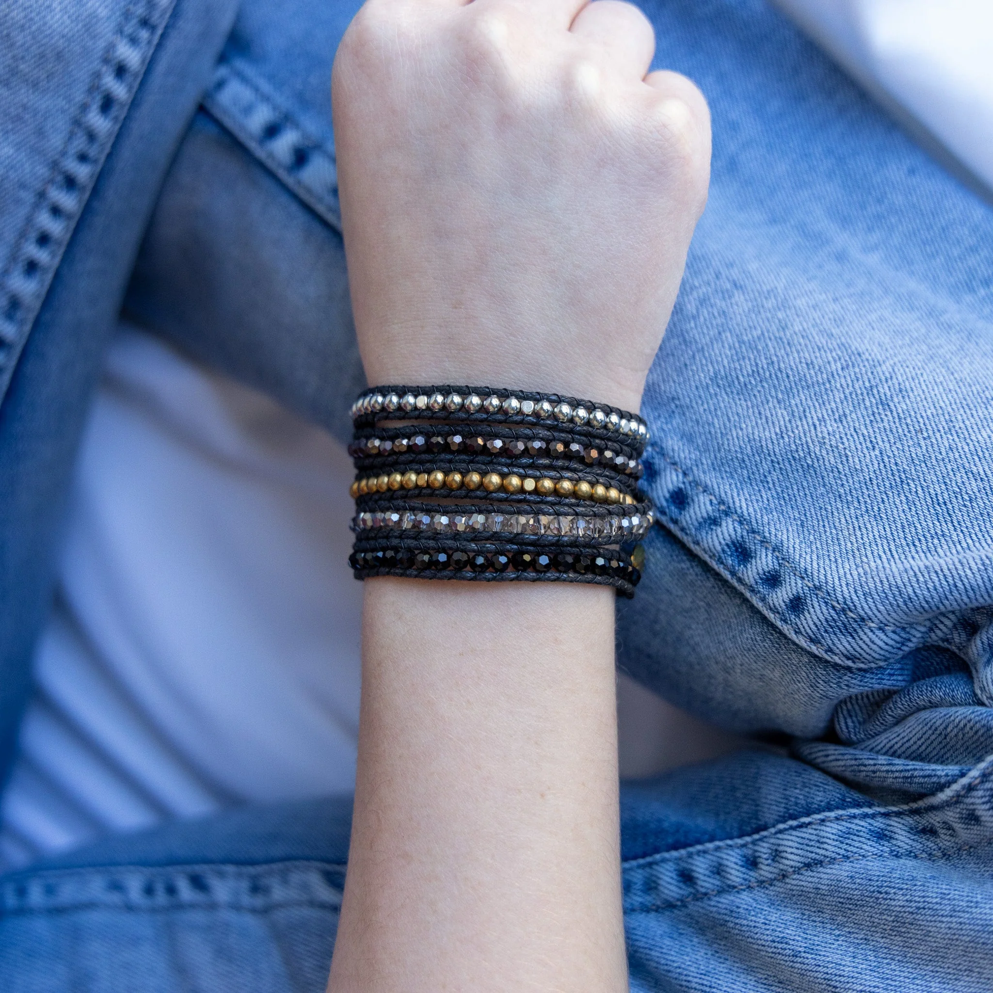 5 Wrap Beaded Bracelet - Image 14