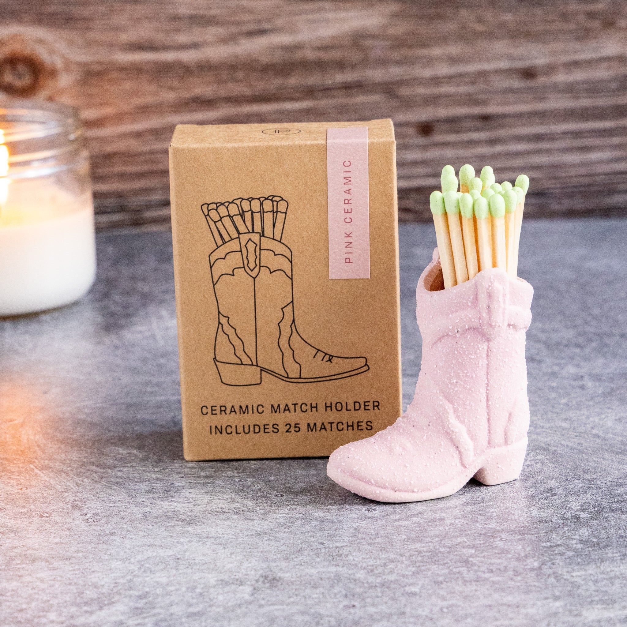 Cowboy Boot Vintage Match Holders - Image 5