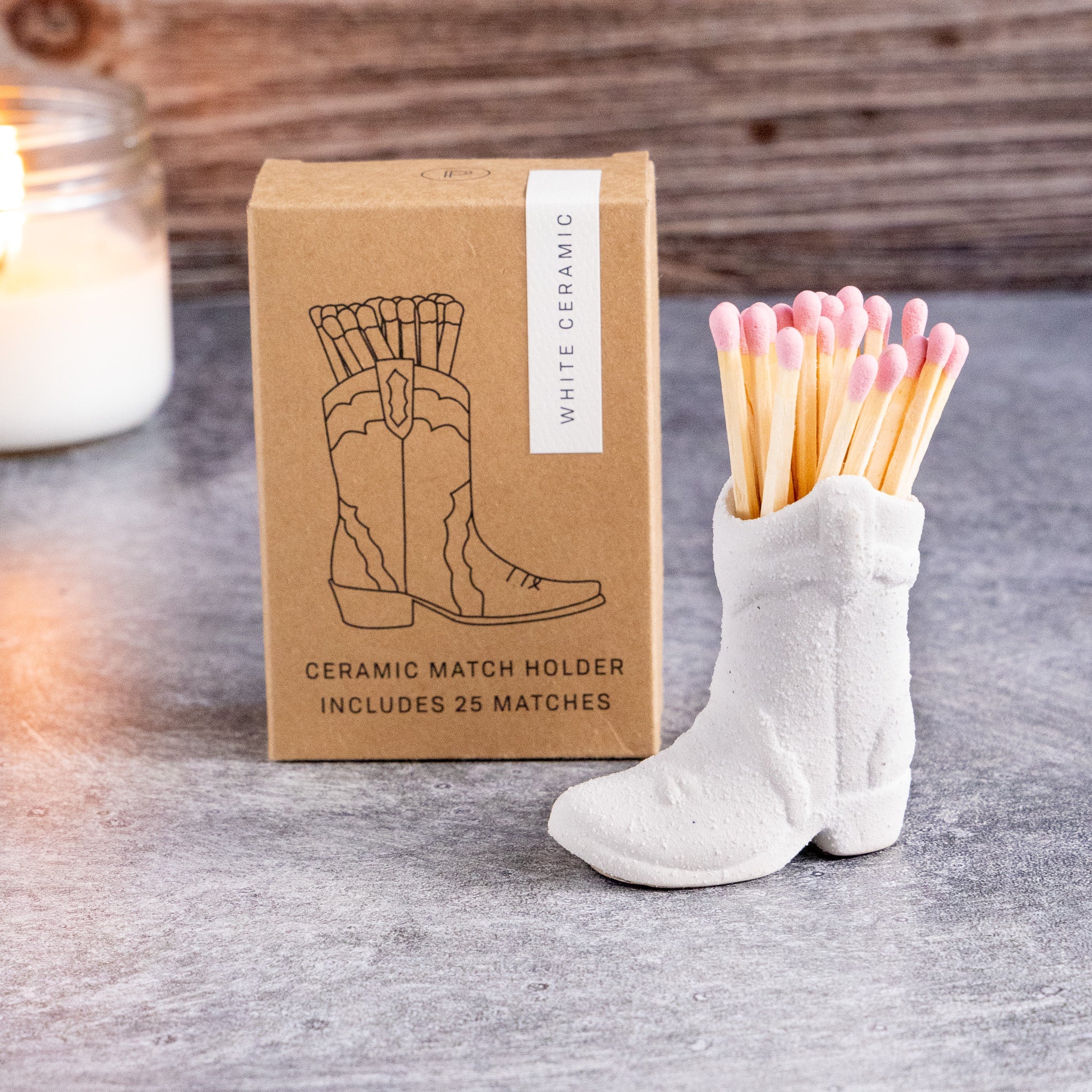 Cowboy Boot Vintage Match Holders - Image 7