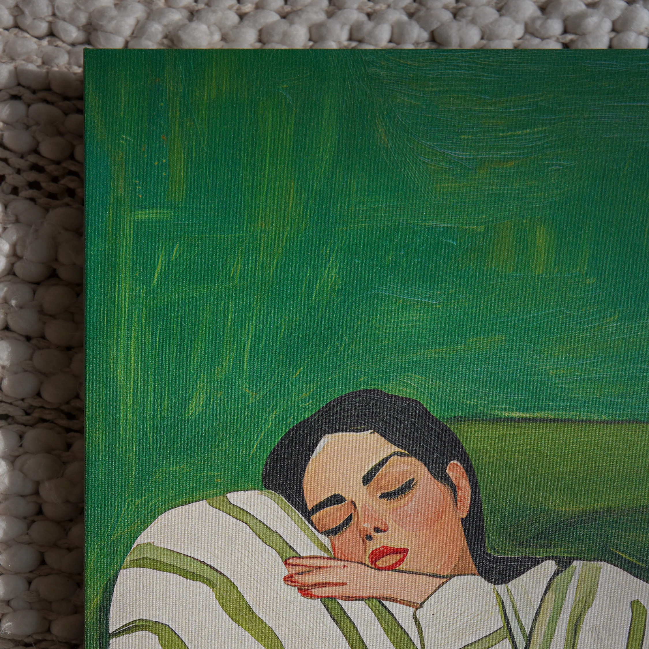 Nap Queen  – 20x30 Wrapped Canvas - Image 3