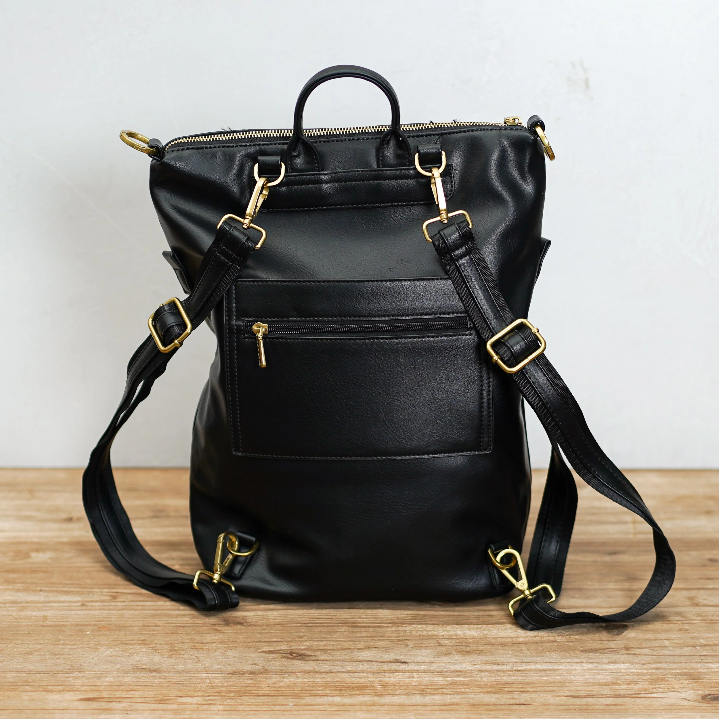 Convertible Leather Backpack - Image 4